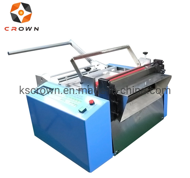 Computer Non Woven Face Mask Material Nylon Leather Belt Paper Sheet Loop Tape Cutting Machine PVC Rubber Tubing Cutter Machine